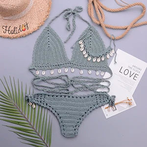 🐚 The Seaside Siren Crochet Bikini for Beach Vibes | Siren Cove