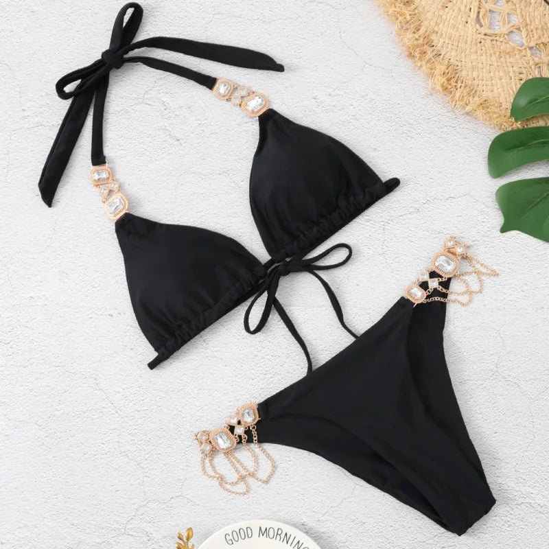 Celeste Jewel Bikini – Luxury Rhinestone Swimwear | Siren Cove