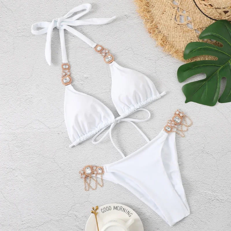 Celeste Jewel Bikini – Luxury Rhinestone Swimwear | Siren Cove