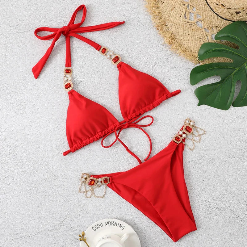 Celeste Jewel Bikini – Luxury Rhinestone Swimwear | Siren Cove