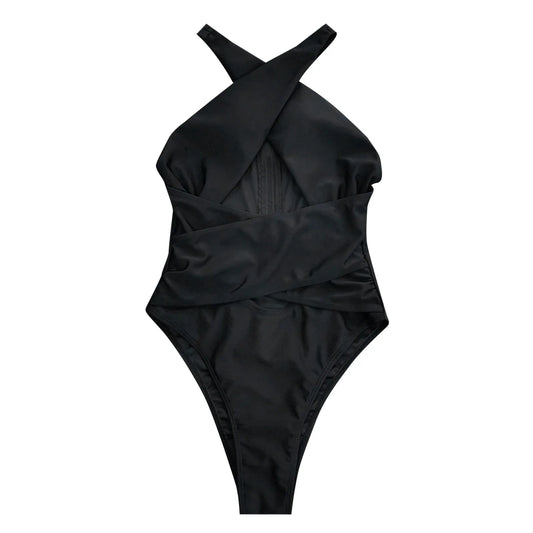 Solara Bandage One-Piece – Sleek Sculpting Swimsuit | Siren Cove